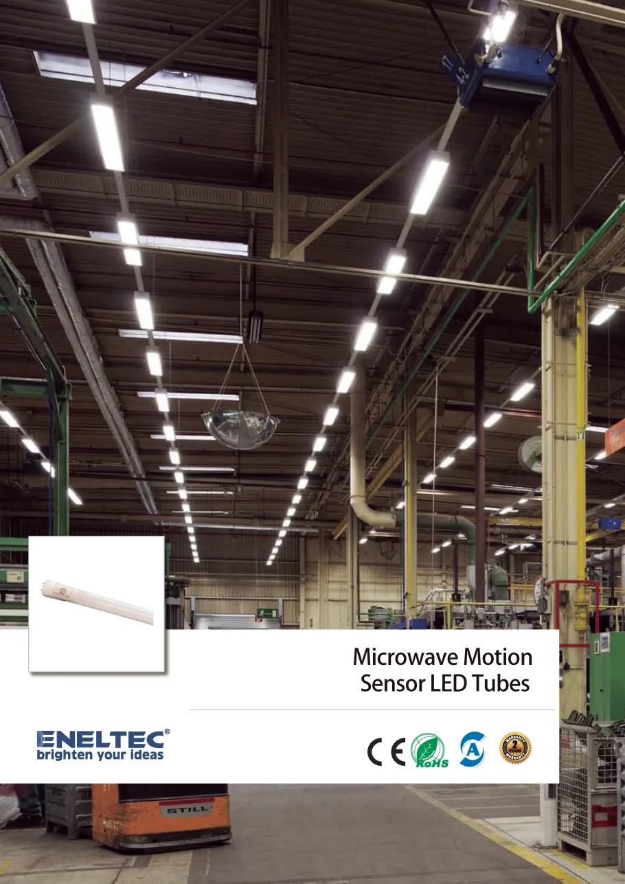 Microwave Motion Sensor LED Tubes