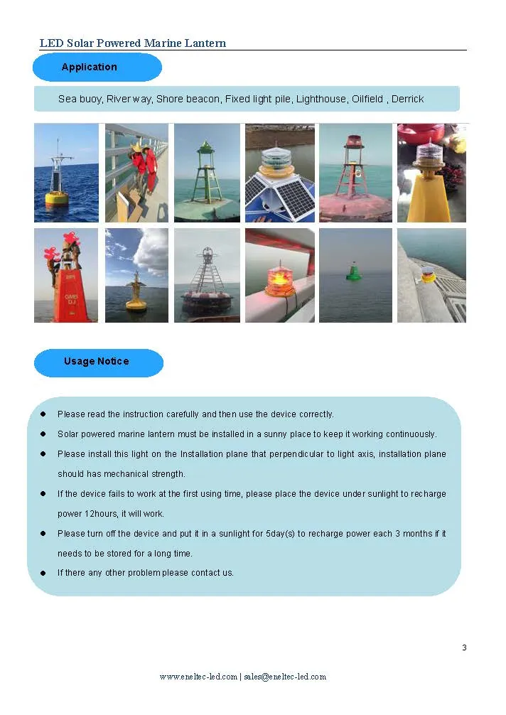 LED Solar Powered Marine Lantern