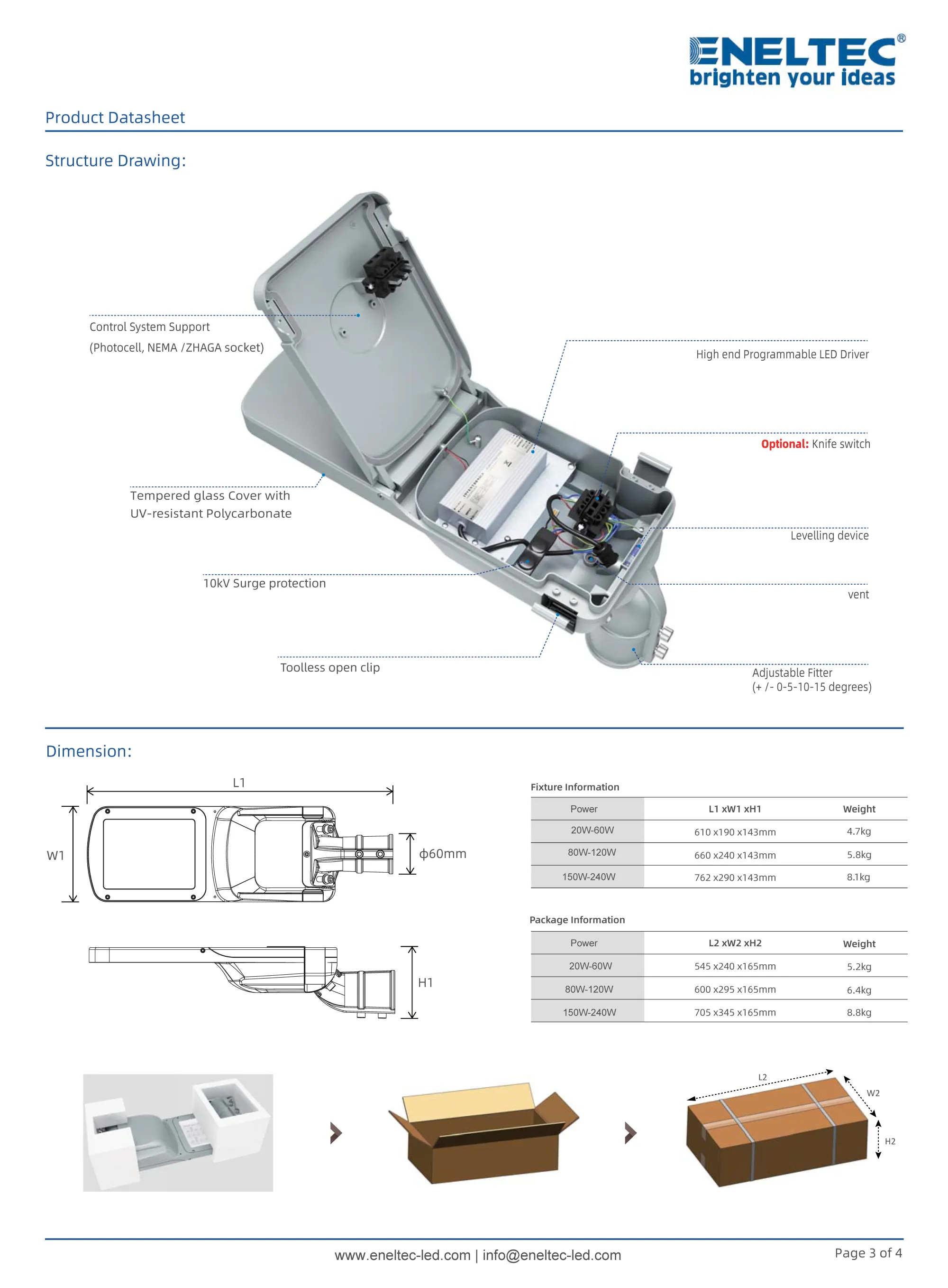 Commercial LED Street Lights