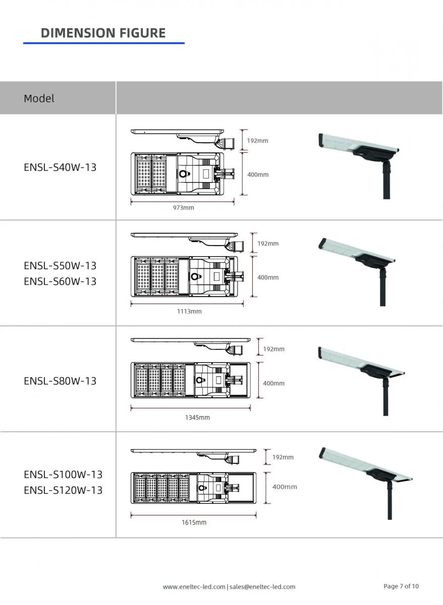 Commercial Solar LED Street Lights