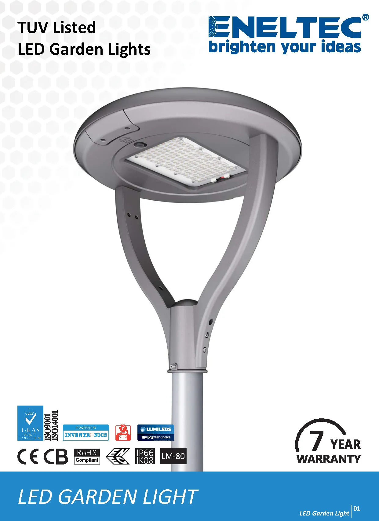 TUV Listed LED Garden Lights