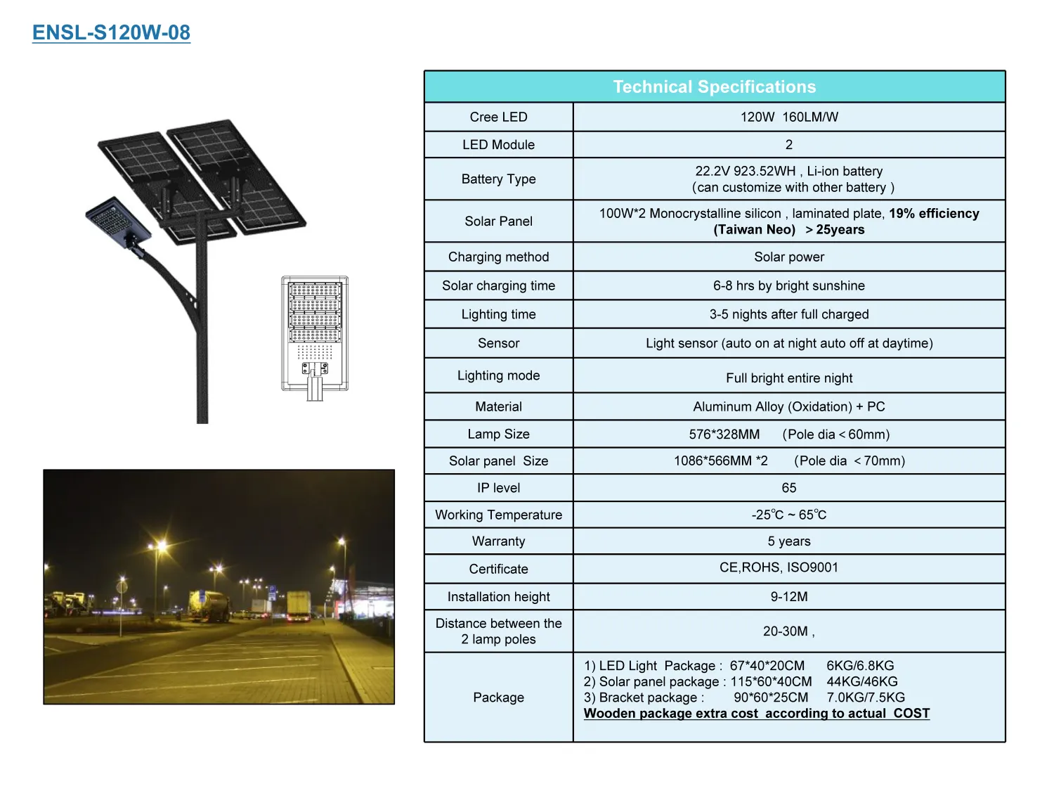 Half Integrated Solar LED Street Lights