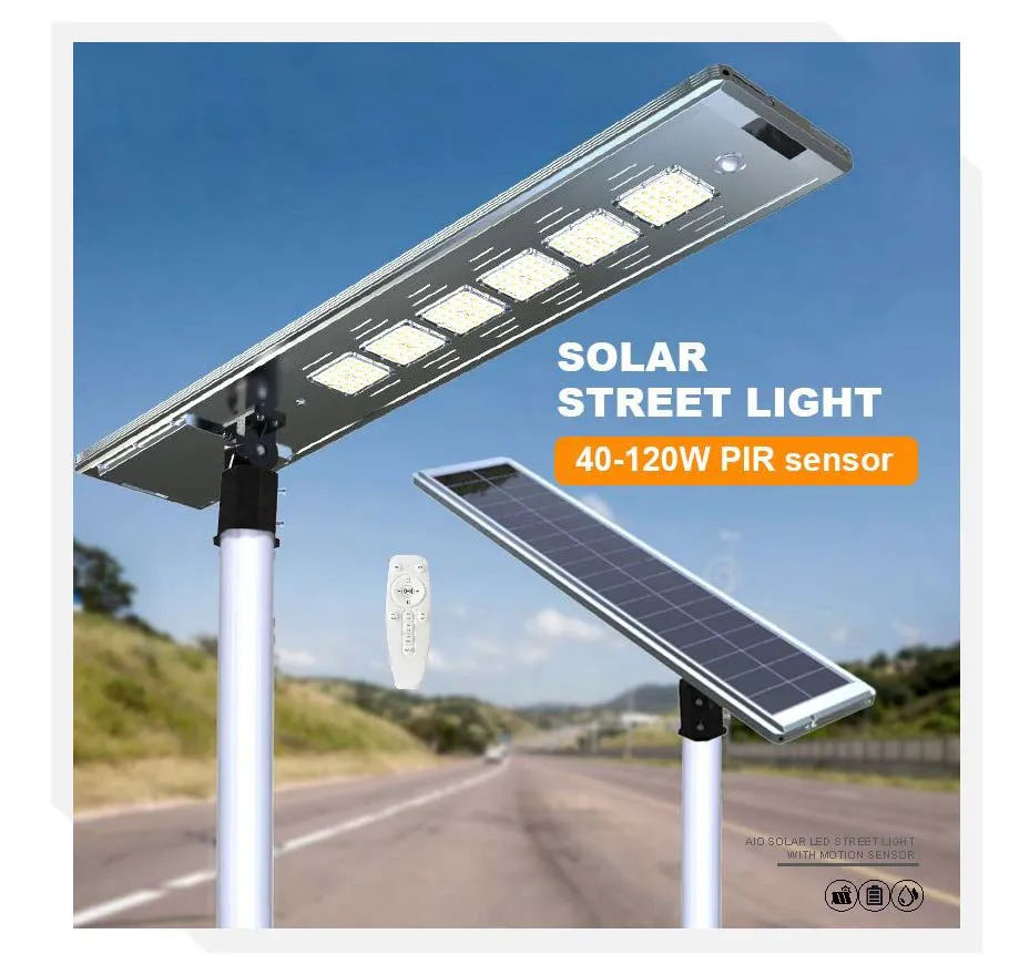 Integrated Solar LifePO4 Battery LED Street Lights Integrated Solar LifePO4 Battery LED Street Lights
