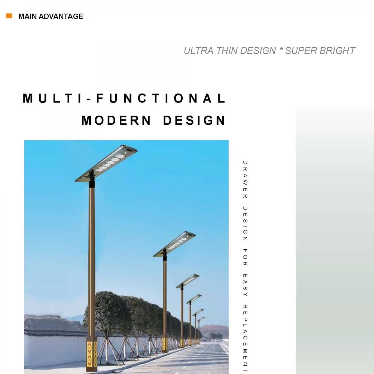 Integrated Solar LifePO4 Battery LED Street Lights Integrated Solar LifePO4 Battery LED Street Lights