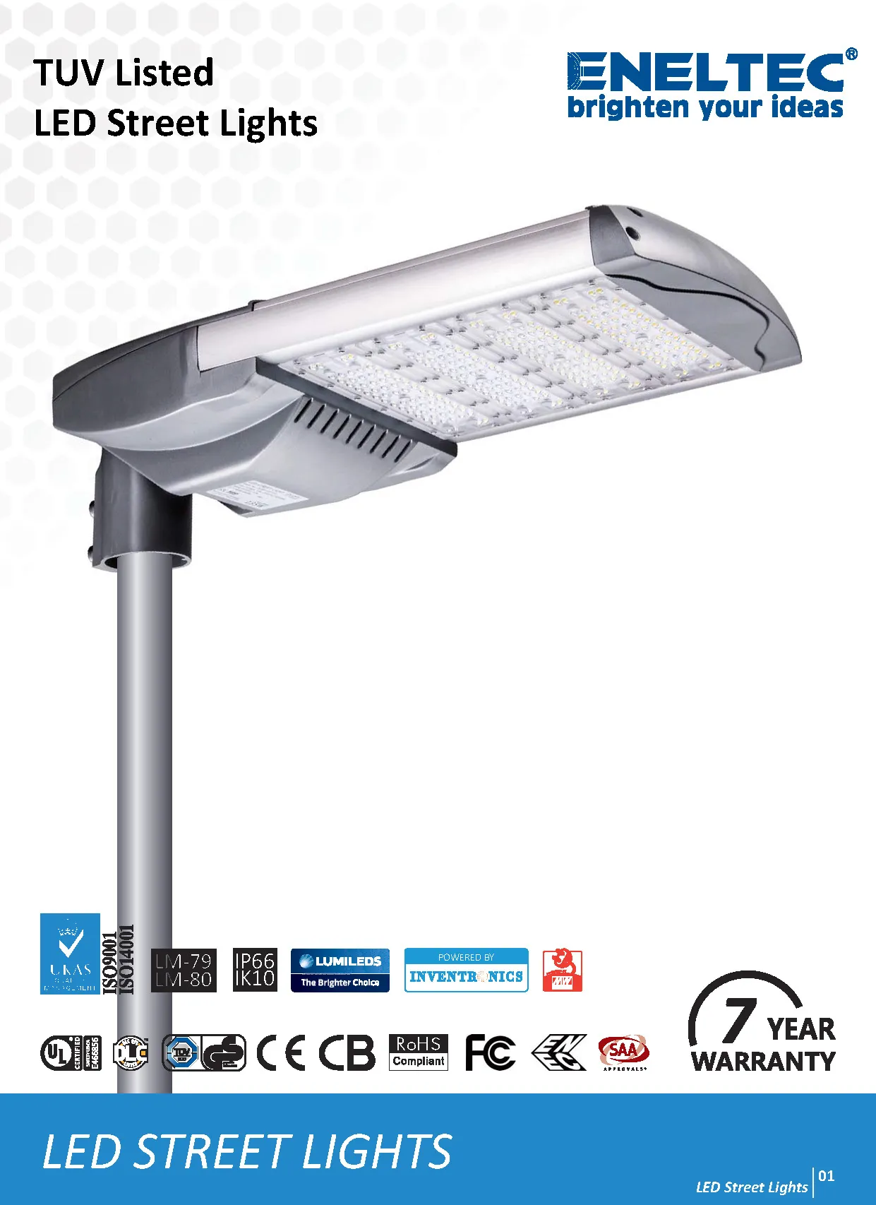 TUV Listed LED Street Lights
