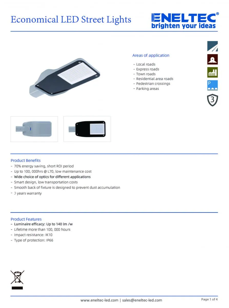 Economical LED Street Lights