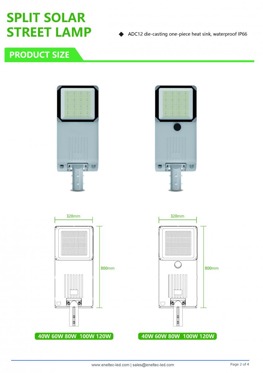 Half Integrated Solar LED Street Lights