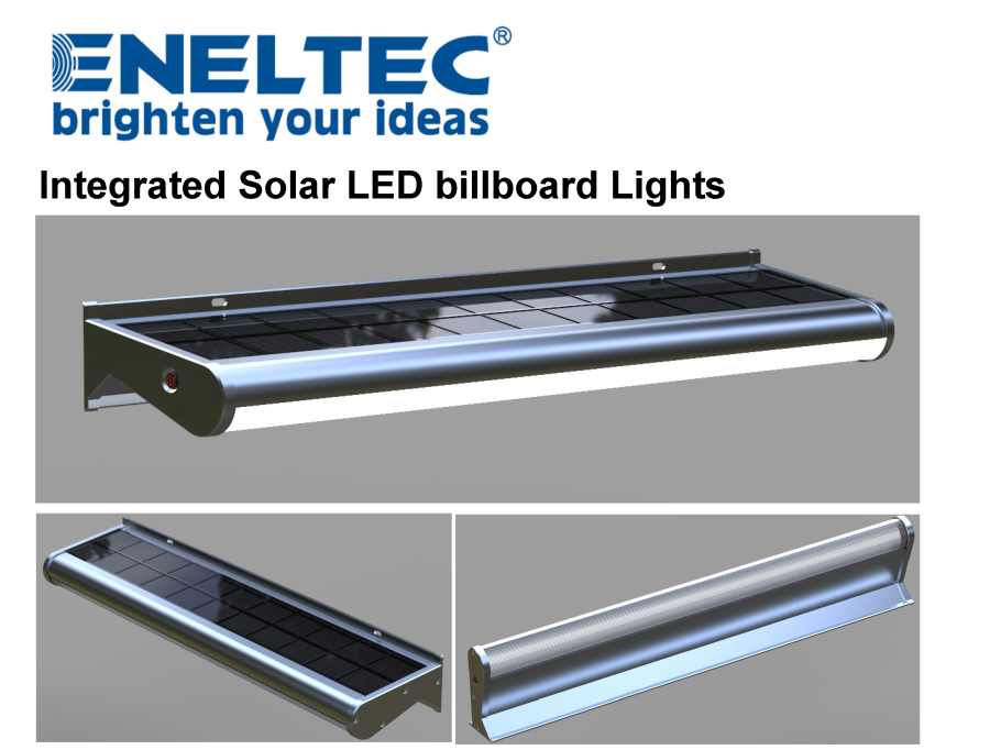 Integrated Solar LED Billboard Lights
