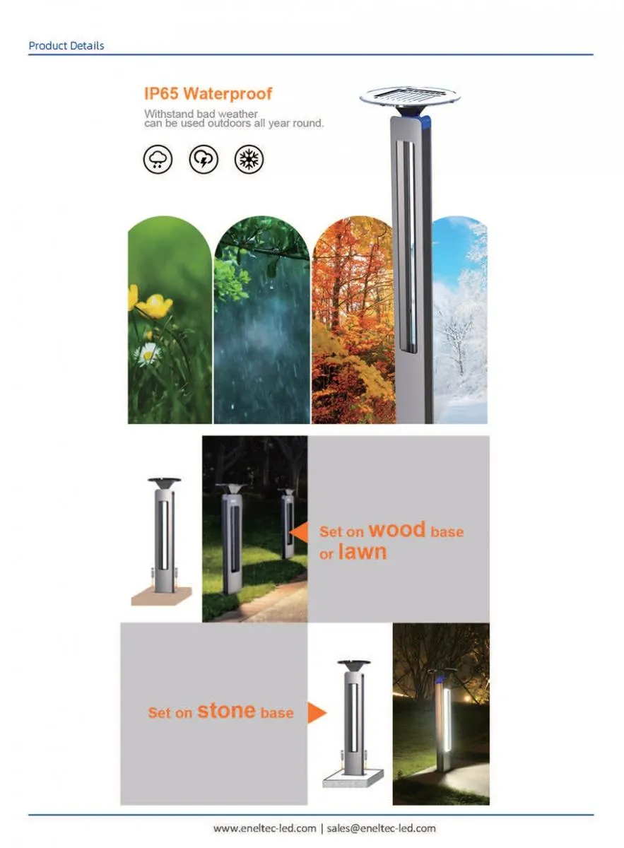 Solar Bollard Led Lights