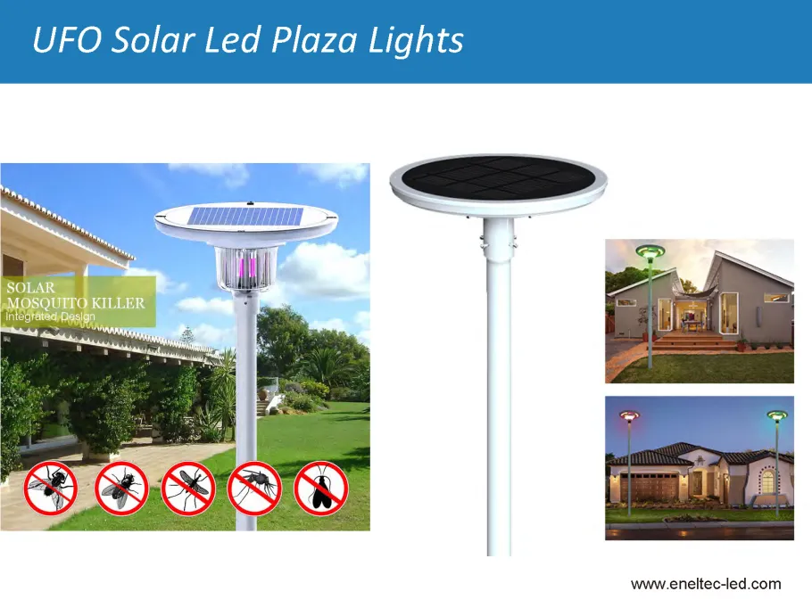 Integrated UFO Solar Led Plaza Lights