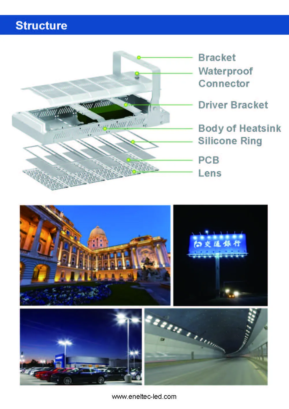 Modular LED Tunnel Lights