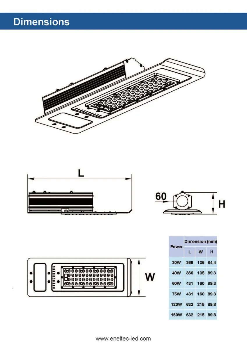 Modular LED Street Lights