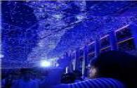 130,000 LED lights on Tokyo Tower creating a blue Galaxy Tokyo Tower