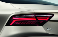 2017 Audi A7 LED light effects domineering
