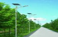 300 solar street lights illuminate Nanchang County, Nanchang City
