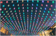 3000 solar LED lighting to create Star