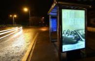 58 bus shelters add LED lights to improve nighttime safety