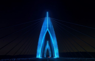 Africa's largest cable-stayed bridge use Philips dynamic LED lighting