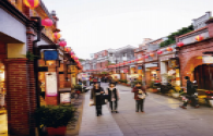 All LED lights in Sanxia Old Street