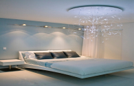 Choose LED lighting in the bedroom
