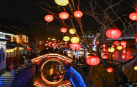 Energy-Saving and Low-Carbon LED Lights Illuminate Wuxi's Central Urban Area, Jiangsu Province