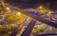 Five overpasses in the main city of Guangzhou will transform the lighting
