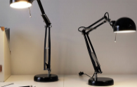 How can LED desk lamps be designed to make the lighting area more reasonable?