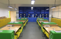 How does LED protect the classroom lighting?