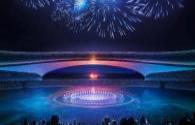 Nansha National Culture and Sports Complex lights up