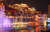 New streetlights brighten Quandu Avenue in Xianning, Hubei Province