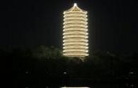 Replacement of LED lamps for the Dingna Bone Pagoda in Daping, Zhushi