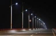 Ring Lushan Road 876 sets of LED street lights officially opened