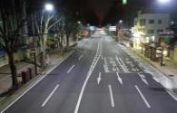Shandong Yantai Shanghai Road replaced with LED street lights