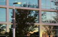 Smart light poles installed in Yoshikawa City, Saitama Prefecture, Japan