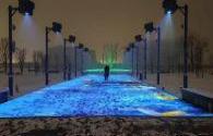The Central Park smart lighting project is constructed by the District Guozhan Urban Construction Company. 