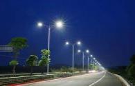 Solar LED street lights light up the night in Wuxi, Jiangsu