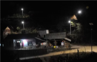 Street lights are installed in Fujiu Village, Luoding City, Yunfu City, Guangdong Province to light up the rural Xingfu Road