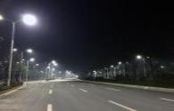 Sujiahang Expressway Shengze section installed 265 sets of LED street lights
