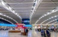 The airport terminal to replace LED lighting