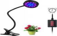 What are the functions of LED grow lights for indoor seedlings?