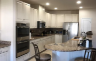 Which LED lamps can be selected in the kitchen?