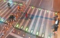Zhejiang Lishui's first smart light zebra crossing unveiled