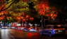 The nighttime lighting on Renmin South Road in Nanqiao Town, Fengxian District, Shanghai, has been upgraded again